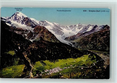 3907 Simplon Dorf - Fletschhorn Rossbodengletscher