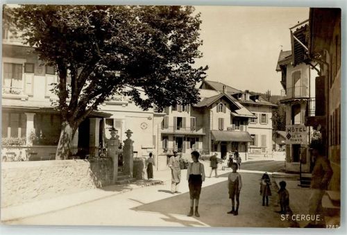 1264 St-Cergue Foto AK Hotel de la Poste
