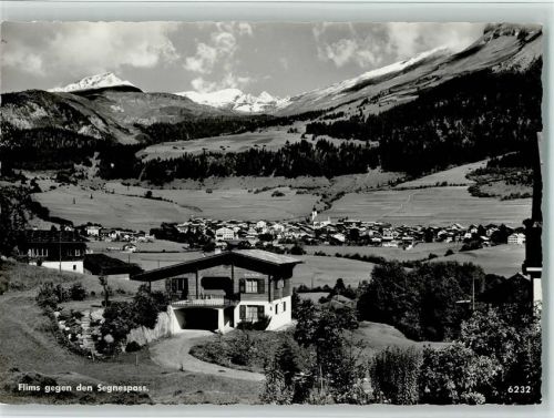 7017 Flims Dorf - Flims gegen den Segnespass