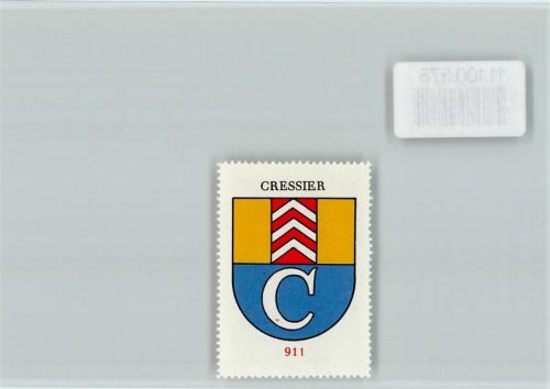 2088 Cressier NE - Vignette Wappen Kaffee Hag ca 1920-1940