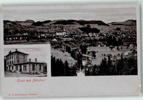 9606 Bütschwil 1904 - Restaurant z. Wies