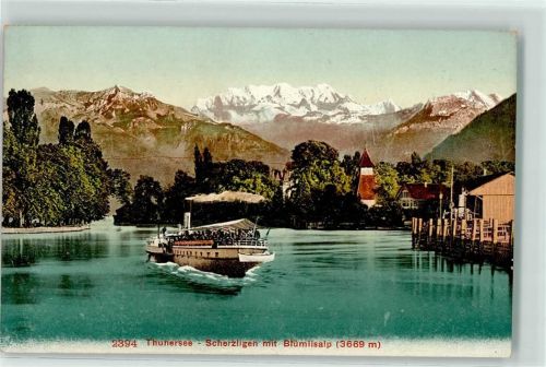 3600 Scherzligen Thun - Dampfschiff Blümlisalp