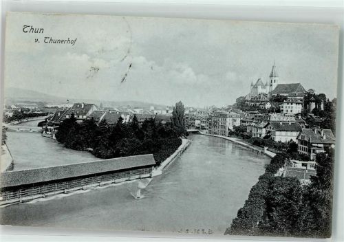 3600 Thun 1905 - Schloss Feldpost Kaserne