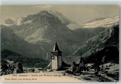 3782 Lauenen b. Gstaad - Kirche Wildhorn