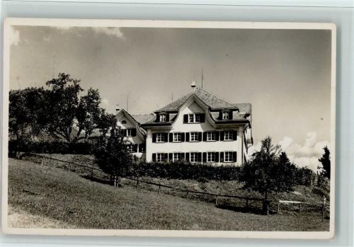 9125 Brunnadern 1947 Foto AK Ferienheim Auboden - Verlag Hans Gross 11909 AK