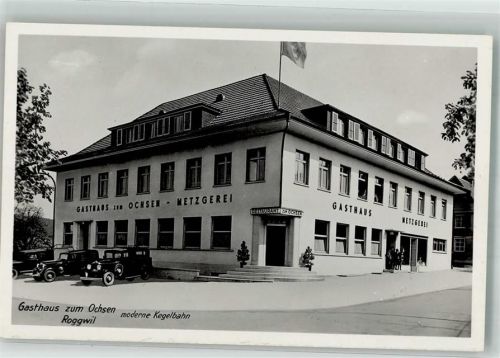 4914 Roggwil BE Foto AK Gasthaus zum Ochsen Auto