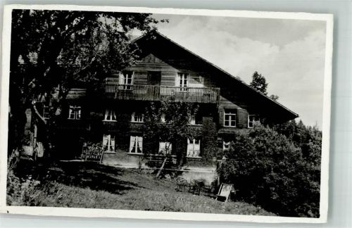 3132 Riggisberg 1949 Foto AK Pension Ferienheim Waldruh