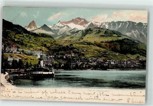 1815 Clarens 1904 - Dampfschiff Helvetie