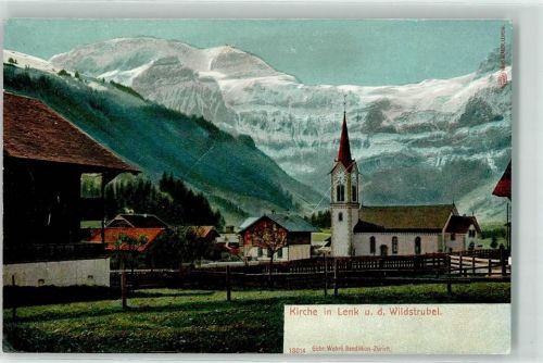 3775 Lenk im Simmental - Kirche Wildstrubel
