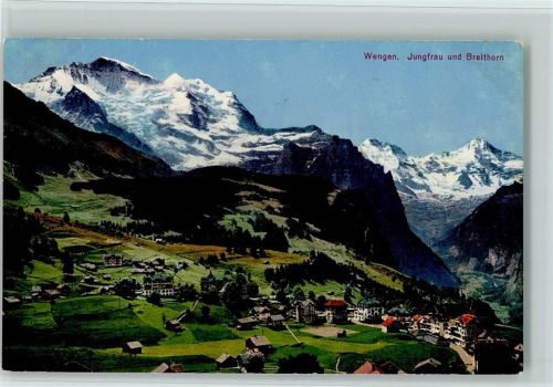 3823 Wengen 1926 - Jungfrau und Breithorn