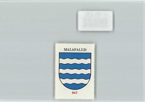 1042 Assens - Malapalud Vignette Wappen Kaffee Hag ca 1920-1940