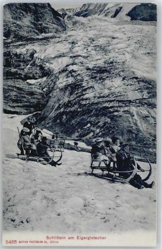 3823 Eigergletscher - Schlittlein am Eigergletscher