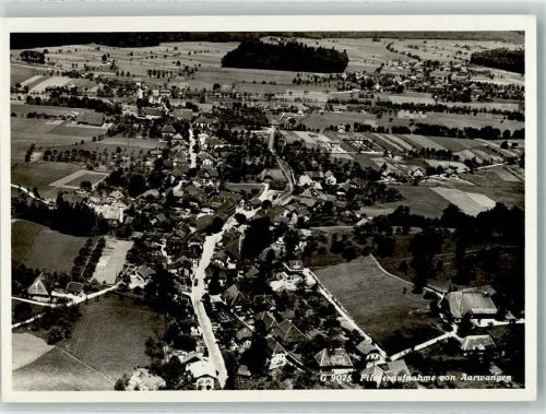 4912 Aarwangen Foto AK Fliegeraufnahme