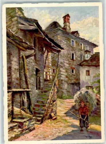 6618 Arcegno Künstlerkarte sign. W.Metz Nr 17