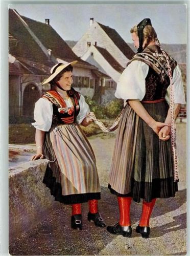 Edition Stehli Serie Nr. 1613 - Sonntagstracht Basel Land AK