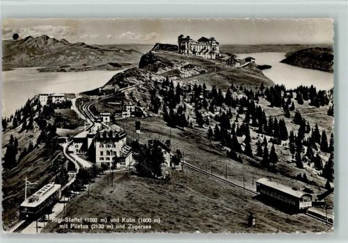 6410 Rigi Staffel - Rigi-Staffel und Kulm mit Pilatus und Zugersee