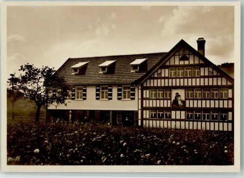 9108 Gonten Werbe AK Ferien- und Erholungsheim St. Joseph