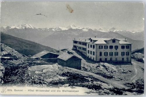 Wildstrubel 1933 - Hotel Wildstrubel Walliseralpen AKU1