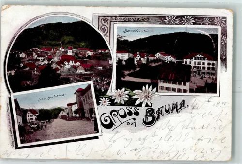 8494 Bauma 1900 - Neue Dorfstrasse Bahnhofquartier