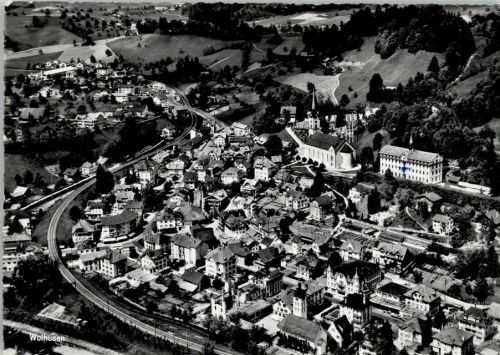 6110 Wolhusen 1965 - Luftbild - Photoglob-Wehrli FL 2237 AK