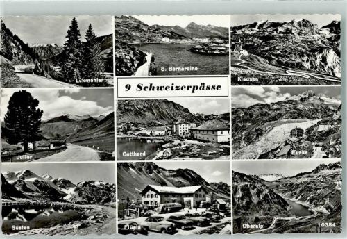 Oberalp - 9 Schweizerpässe