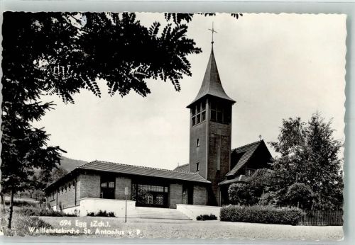 8132 Egg bei Zürich Foto AK Kirche St. Antonia