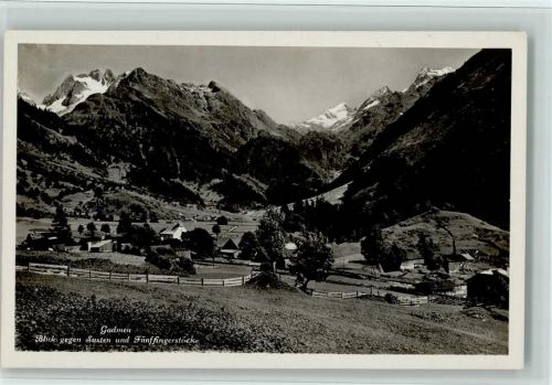 3863 Gadmen - Blick gegen Susten und Fünffingerstöcke