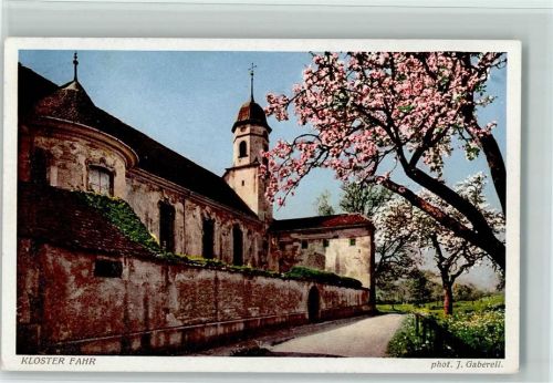 8109 Kloster Fahr 1938 - Blühender Baum