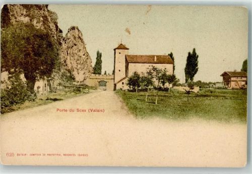 1896 Vouvry - Eingang Porte-du-Scex