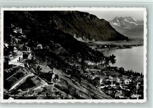 1820 Veytaux - Mont Fleuri Chillon Les Dents du Midi
