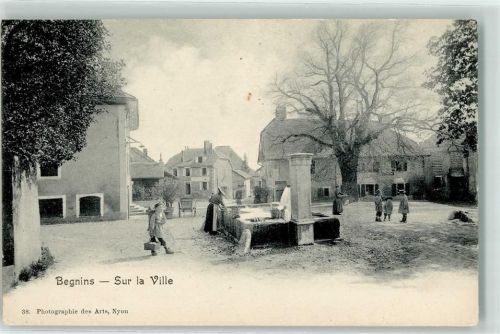 1268 Begnins - Brunnen Waschfrau