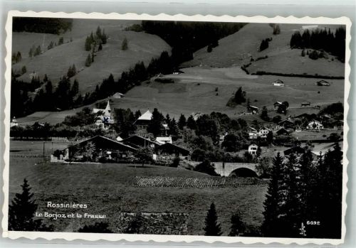 1658 Rossinière 1955 Foto AK