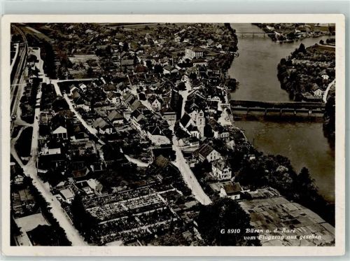 3294 Büren an der Aare - Fliegeraufnahme