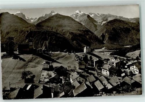 7493 Schmitten (Albula) - im Albulatal mit Piz D'Aela Tinzenhorn und Piz Michel