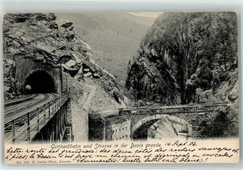 6760 Faido 1904 - Gotthardbahn Dazio grande