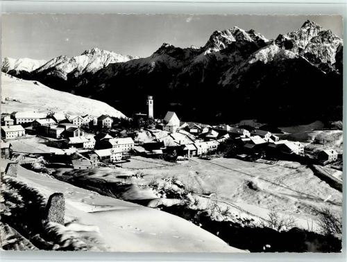 7551 Ftan - Ortsansicht Winteraufnahme