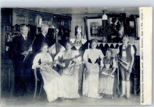 9108 Gonten 1920 - Musikfamilie Gmünder zum Bären