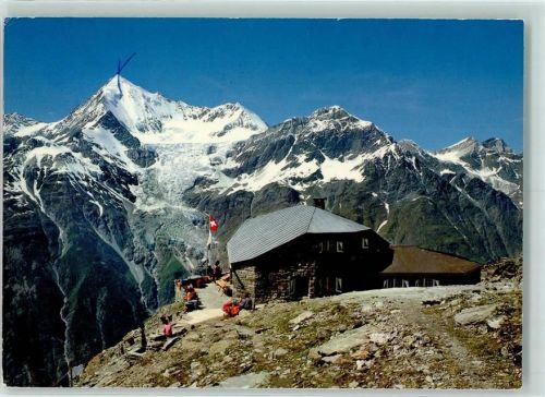 Domhütte - Weisshorn Hüttenstempel