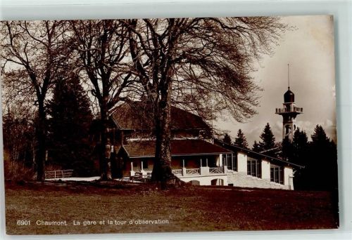 2067 Chaumont - La gare et la tour d'oberservation