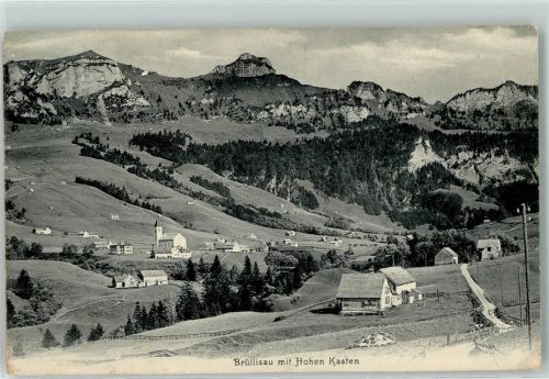 9058 Brülisau 1906 Gebrauchsspuren Hohen Kasten