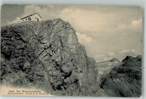 Wildstrubelhütten Foto AK Gasthaus