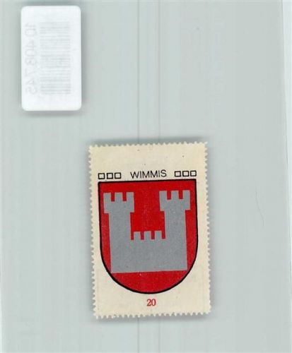 3752 Wimmis - Vignette Wappen Kaffee Hag ca 1920-1940 Burg