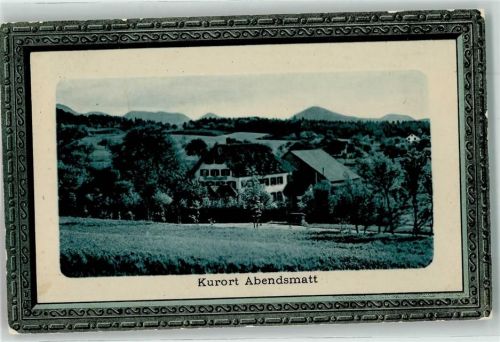 4432 Lampenberg 1911 Prägedruck Kurort Abendsmatt