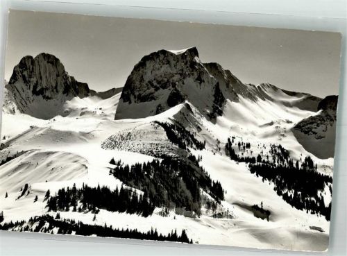 Nünenenflue 1959 Winter Nünenen Gantrisch