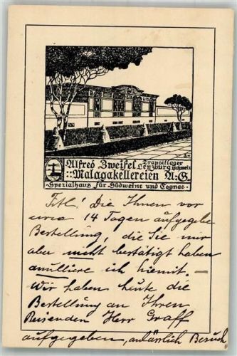 5600 Lenzburg 1918 Foto AK Handlung Geschäft Malagakellerein Alfred Zweifel