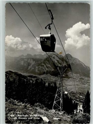 7323 Wangs - Luftseilbahn Wangs-Pizol mit Gonzen und Alvier