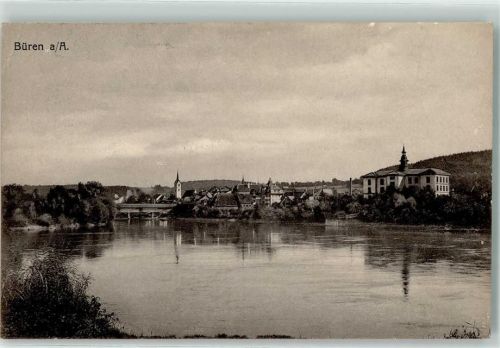 3294 Büren an der Aare 1916 - Feldpost Haubitz Abt 1