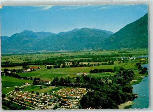 6598 Tenero - Fliegeraufnahme Campingplatz TCS