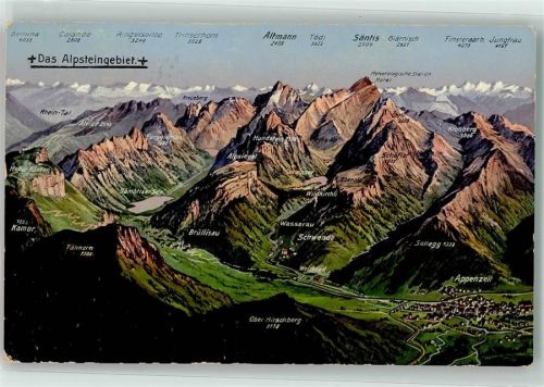 9058 Brülisau - Alpstein Vogelschau