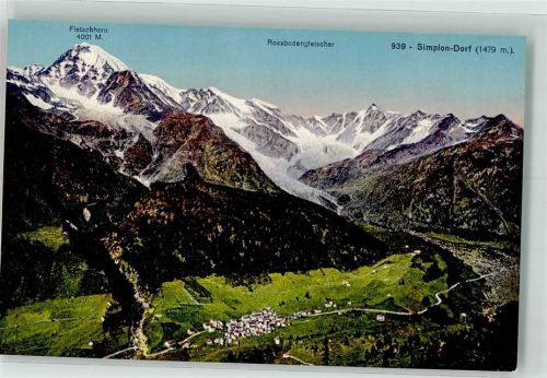 3907 Simplon Dorf - Rossbodengletscher